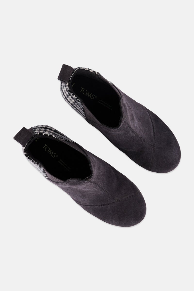 TOMS Women Kelsey Slip On Ankle Boots, Dark Grey - Image 3