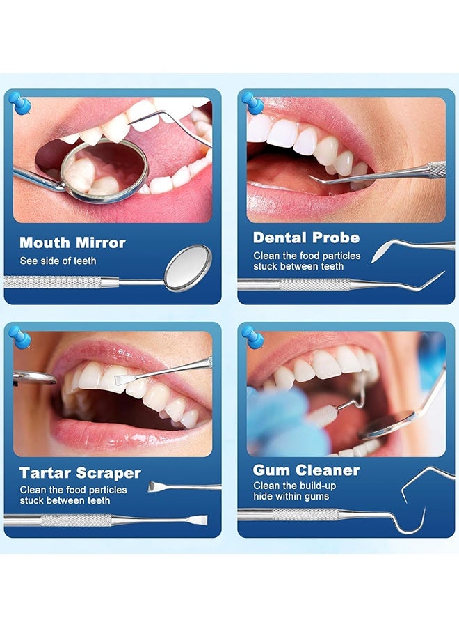Feimuko Temporary Forming False Teeth Kit, Tooth Repair Kit, Moldable Tooth Filling Repair Kit With 4 Dental Tool, Tooth Replacement Missing Teeth, Dental Care Kit Fixing The Missing And Broken Replacements, DIY Natural Filling Fake Teeth, Smile Confidently Again - Image 3