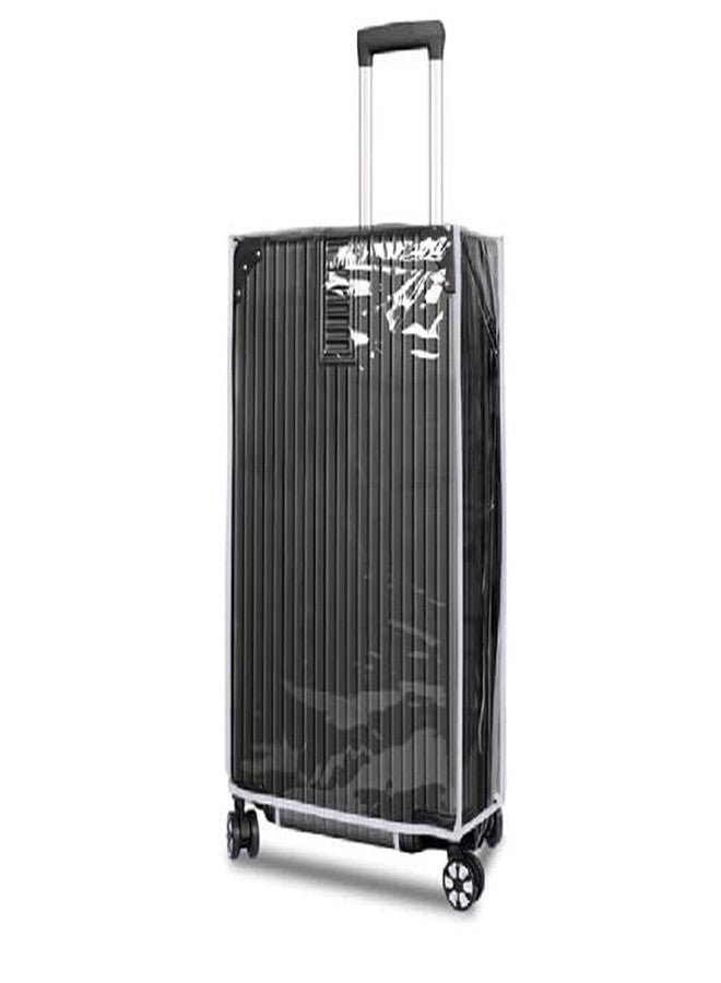 AVIRATH ENTERPRISE 24 inch Trolley Bag Cover/Suitcase Bag Cover/Waterproof Dustproof Luggage Covers/Zippered Clear PVC Suitcase Covers Protectors (Pack of 1) (24 Inch) (Heavy Quality) - Image 4