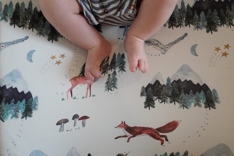 Sorrel + Fern Baby Changing Pad Cover 2-Pack For Boys  Girls (Woodland Forest Animals) - Premium Fitted Sheets Baby Diaper Changing Table Cover - Buttery Soft Cotton Blend - Image 3