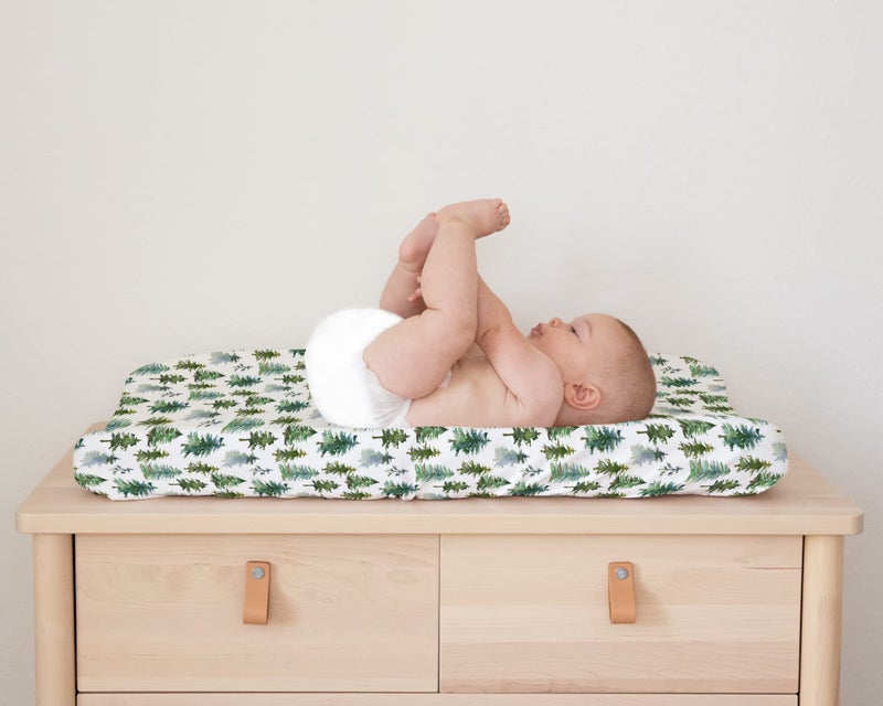 Sorrel + Fern Baby Changing Pad Cover 2-Pack For Boys  Girls (Woodland Forest Animals) - Premium Fitted Sheets Baby Diaper Changing Table Cover - Buttery Soft Cotton Blend - Image 4