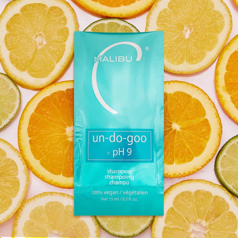 Malibu C شامبو ماليبو سي أون-دو-غو (1 عبوة) - شامبو م clarifying لإزالة تراكم المنتجات + الراتنجات من الشعر - استعادة اللمعان، تنظيف مرطب - Image 2
