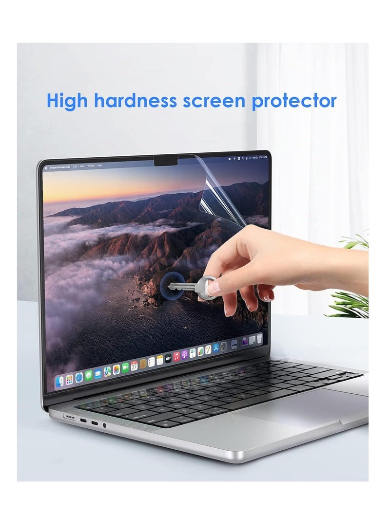 حماية شاشة MacBook Air 15 بوصة - ترقية مضادة للضوء الأزرق، فيلم شاشة متوافق مع MacBook Air 15.3 بوصة (A3241، A2941، A3114، M2/M3/M4)، مقاوم للخدوش/حماية للعين/مضاد للتوهج - Image 5