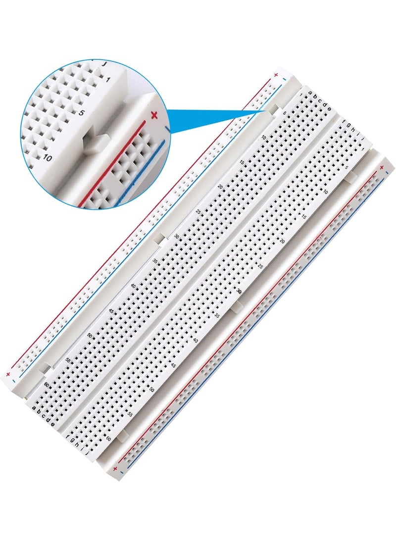 Breadboard 830 Points – Prototype Solderless Testing Board for Arduino, Raspberry Pi & DIY Electronics Projects - Image 5