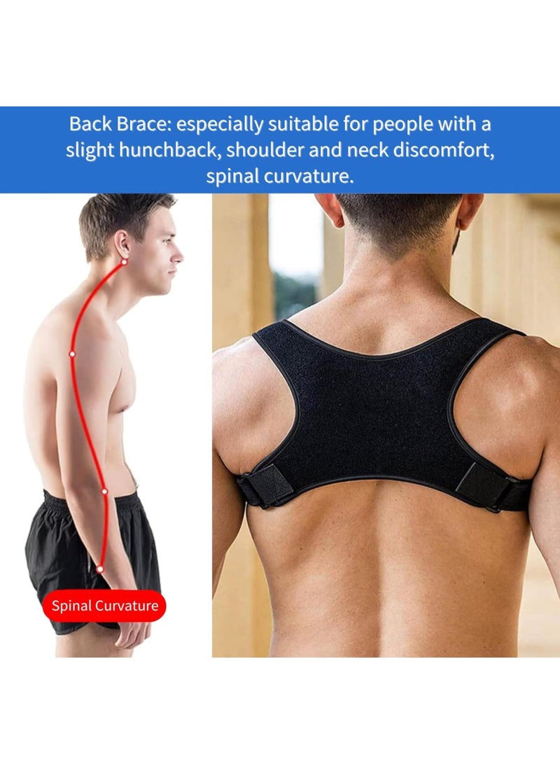 Posture Corrector-Back Brace for Men and Women- Fully Adjustable Straightener for Mid, Upper Spine Support- Neck, Shoulder, Clavicle and Back Pain Relief-Breathable - Image 5