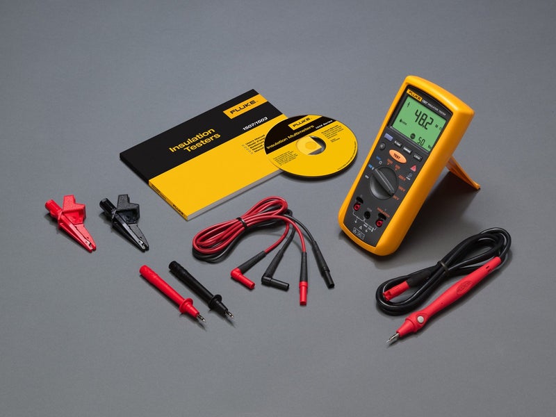 Fluke 1507 Digital Megohmmeter Insulation Resistance Tester, For Advanced Industrial and Electrical Insulation Testing, Offers Multiple Insulation Test Voltages: 50 V, 100 V, 250 V, 500 V, and 1000 V - Image 3