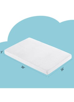 Moro Moro Portable Baby Bed Mattress – Dual-Sided Foam & Sponge with Waterproof Cotton Cover 