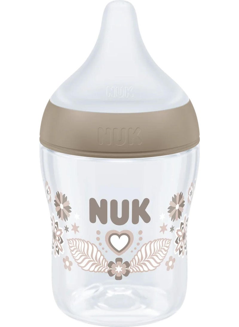 NUK Perfect Match Baby Bottle With Soft Small Silicone Teat Heart 0+ M 150 ML - Image 3