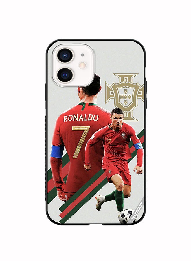 Protective Case Cover For Apple iPhone 12 Mini Ronaldo Design Multicolour