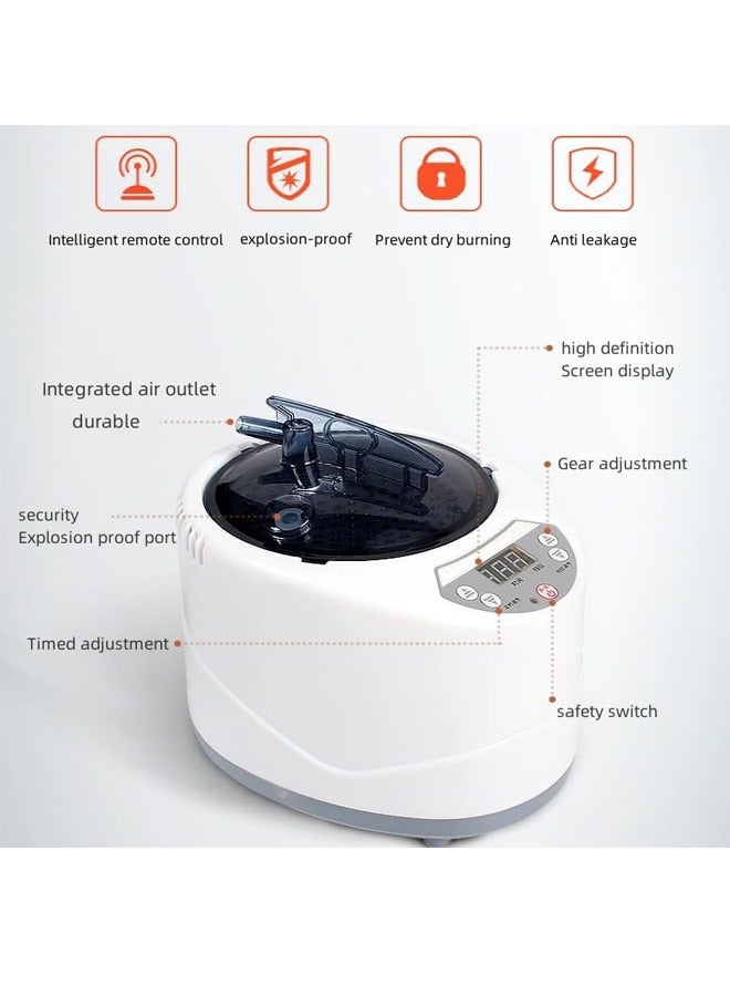 بيوينتي ساونا لشخصين ، صندوق ساونا ، منزل بخار محمول قابل للطي ، غرفة سبا خيمة شخصية ، صندوق كابينة مولد ساونا مع قدر بخاري لفقدان الوزن المنزلي - Image 5