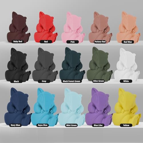 ERYONE Matte 3D Printer PLA Filament 1.75 +/- 0.03mm, Matte Filament PLA 1KG(2.2LBS) Spool, Ruby Red - Image 2