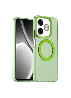 For Realme Note 60 Candy Magsafe PC Hybrid TPU Phone Case(Green)