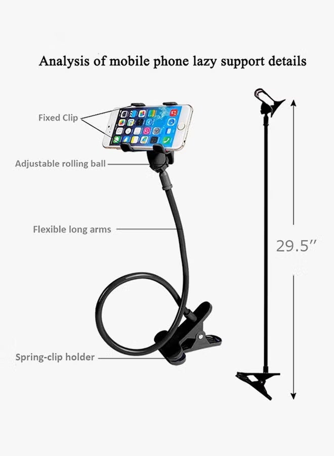Multi-Functional Universal Mobile Phone Holder Black - Image 3
