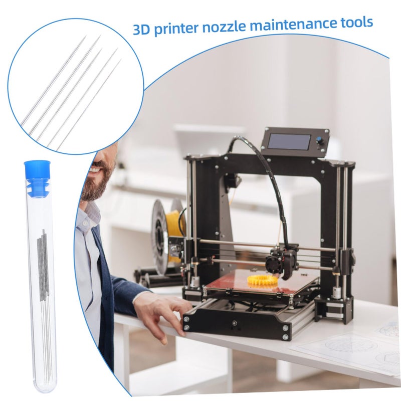Stainless Steel 3D Printer Nozzle Cleaning Needles Set 50 Piece Maintenance Tool - Image 4