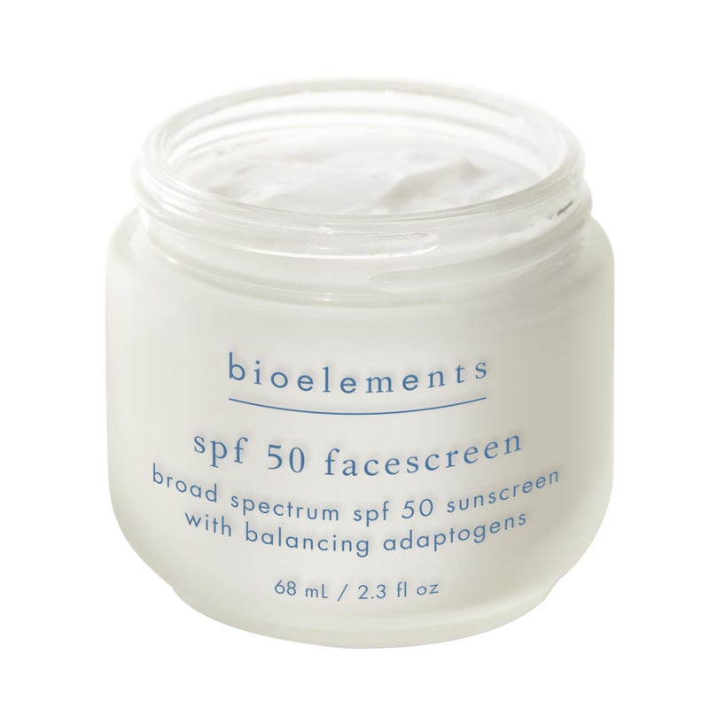 Bioelements SPF 50 FaceScreen - 2.3 oz - Antioxidant, Broad-Spectrum SPF 50 Sunscreen Moisturizer - Vegan, Gluten Free - Never Tested on Animals - Image 1