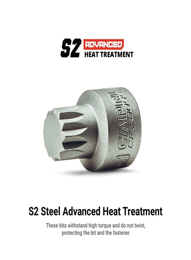 Capri Tools مقبس مفك براغي مربع ثلاثي من نوع XZN Super-Stubby مقاس 13 مم من Capri Tools (CP30044) - Image 3