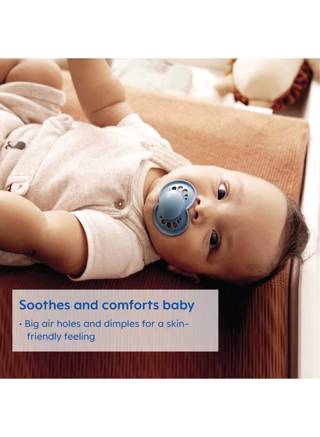 MAM لهايات أطفال أصلية 6-16 شهرًا، بِنكي للأطفال حديثي الولادة، حلمة سيليكون ناعمة خالية من BPA، تتوهج في الظلام، تم تطويرها مع خبراء طبيين، عبوة 2، علبة تعقيم، مصنوعة في أوروبا - Image 5
