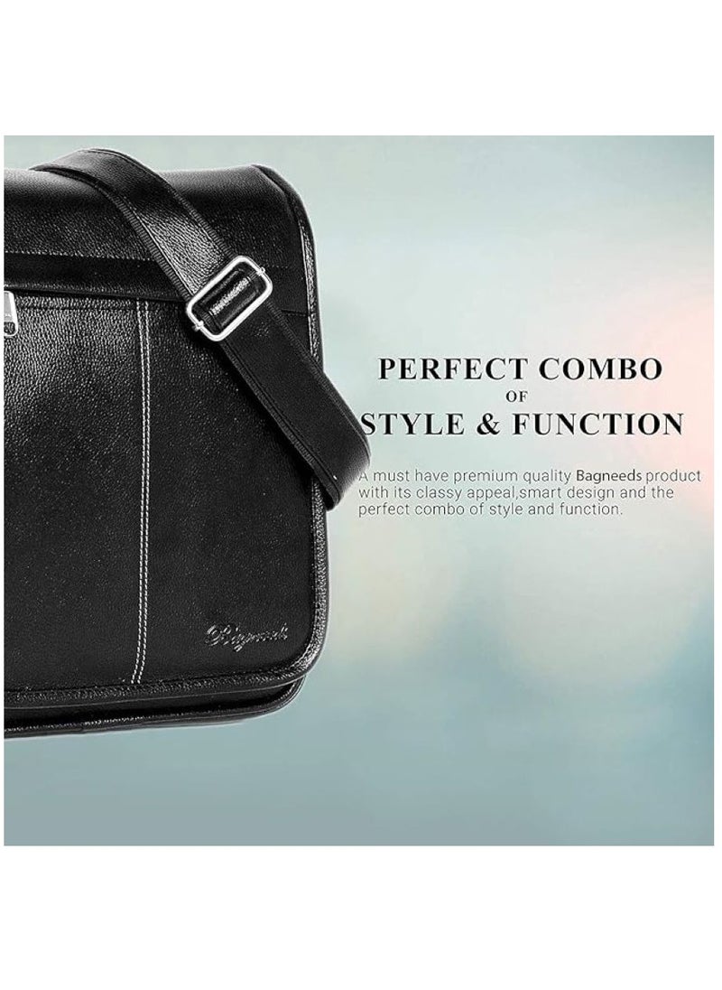 Bagneeds - Crossbody Synthetic Leather Unisex Sling Bag for Multi-Purpose use - Image 1