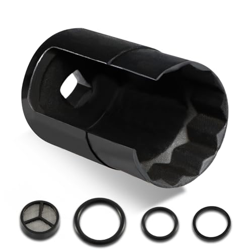 KPALAG 60 IPR Valve Socket with Seal kit Injector Pressure Regulator Valve Removal Tool 38 Drive Compatible with Ford 60L Vehicles F250 F350 F450 E350 E450 Super Duty Excursion Replace 3C3Z9H529A - Image 1