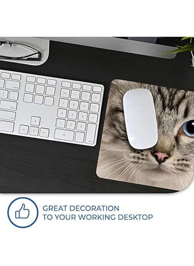 erorex - Pretty Ragdoll Cat Blue Eyes Mouse Mat Pad Computer Pc Laptop Gaming Office Home Desk Accessory Gadget 3596 - Image 1