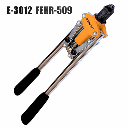 Eastman Hand Riveters 509 mm Pop Rivet Gun Fast Hitting Professional Chrome Handled Riveting Tool for Metal Furniture Automotive Home Workshop (E-3012) - Image 5
