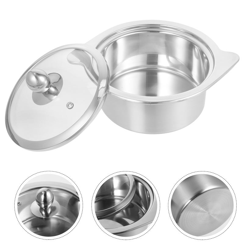 Ramen Cooking Pot with Lid Ramen Noodle Pot Kitchen Cookware Small Cooking Pot - Image 3