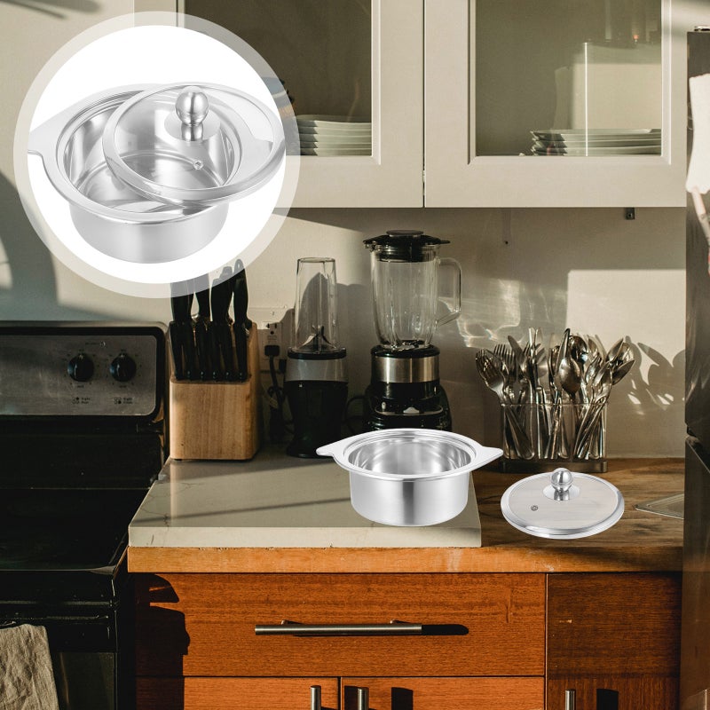 Ramen Cooking Pot with Lid Ramen Noodle Pot Kitchen Cookware Small Cooking Pot - Image 1