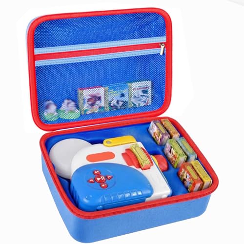 Grapsa Case Compatible with Little Tikes for Story Dream Machine Books Starter Set Toys Protective Container for Little Tikes for Storytime Audio Play Real for Littles Character Collection Box Only Blue - Image 1