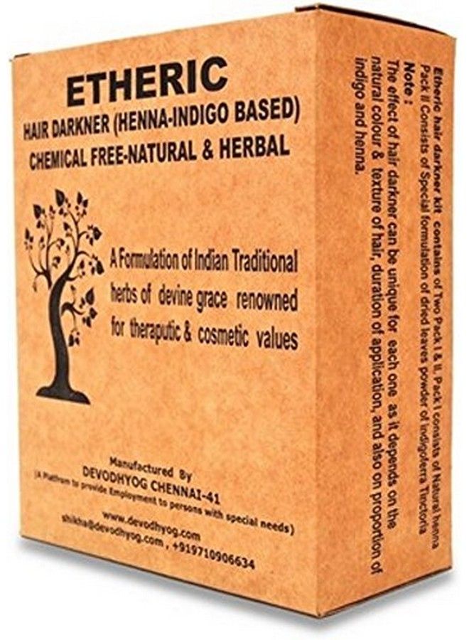 ETHERIC Hair Darkner (Henna & Indigo Based) l Hair Color (200 gms) - Image 5