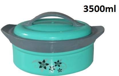 UNICEPT Casserole Box for Food Searving Inner Steel Insulated Casserole Hot Pot Flowers Printed Chapati Box for Roti35 Liter - Image 2