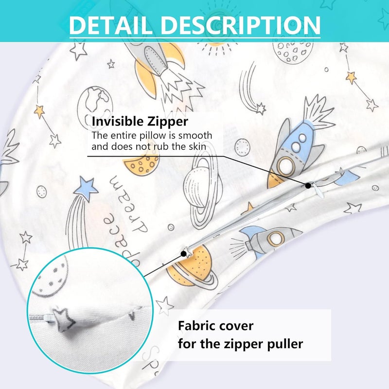 BYRIVER Replacement Pillowcase for BYRIVER Kids Body PillowSpaceship - Image 3