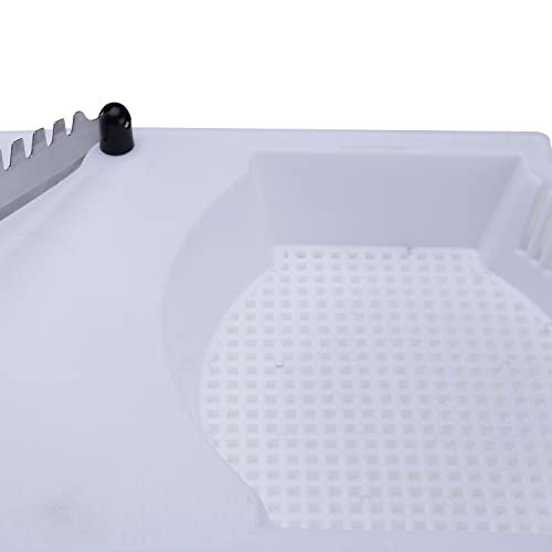 Anjali Cut-N-Wash Plastic Chopping Board with Stainless Steel Blade for Vegetable Cutting - Durable and Time Saving Kitchen Tool-CW02 - Image 4
