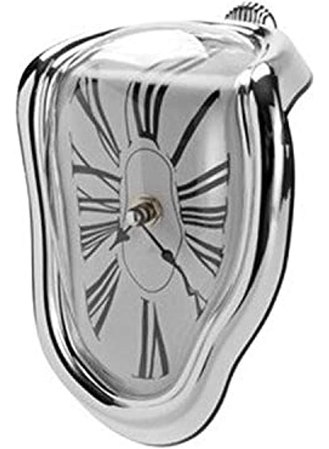 Raxoom clock Melting clock Retro right angle clock Table cape clock - Image 1