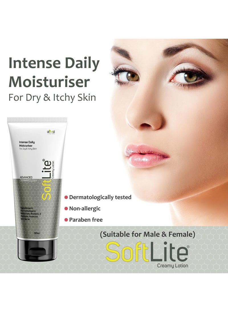 Vegetal Softlite Intense Daily Moisturiser Lotion - 90ml. - Image 2