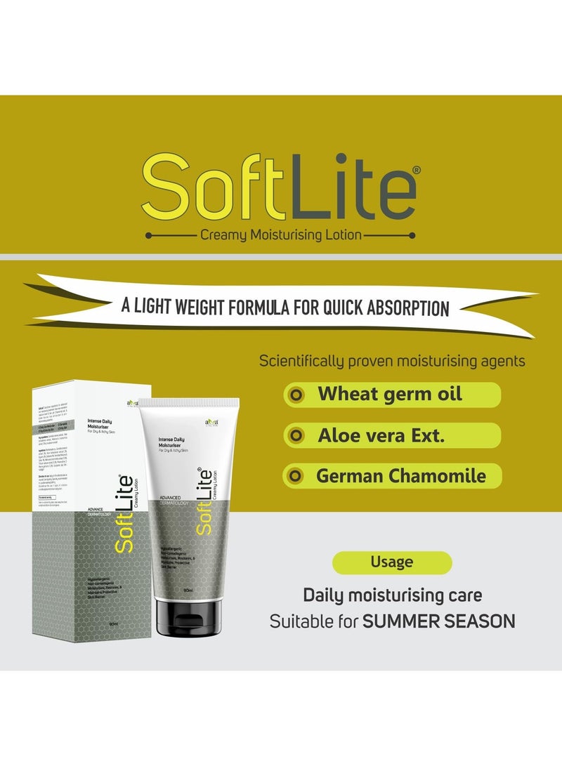 Vegetal Softlite Intense Daily Moisturiser Lotion - 90ml. - Image 4