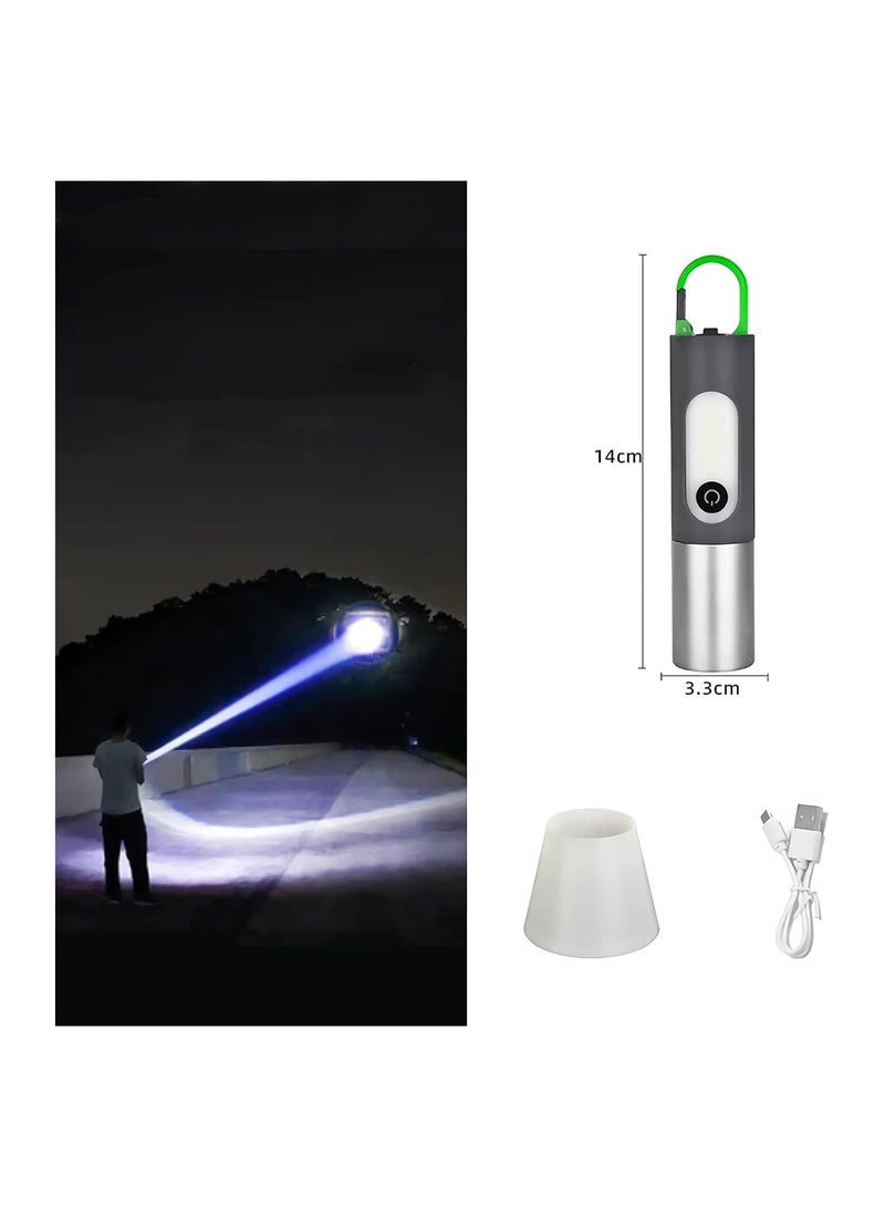 LED Flashlight, Rechargeable Flashlight, Ultra Compact LED Flashlight, Portable for Camping Hiking Outdoor Home Emergency - Image 3