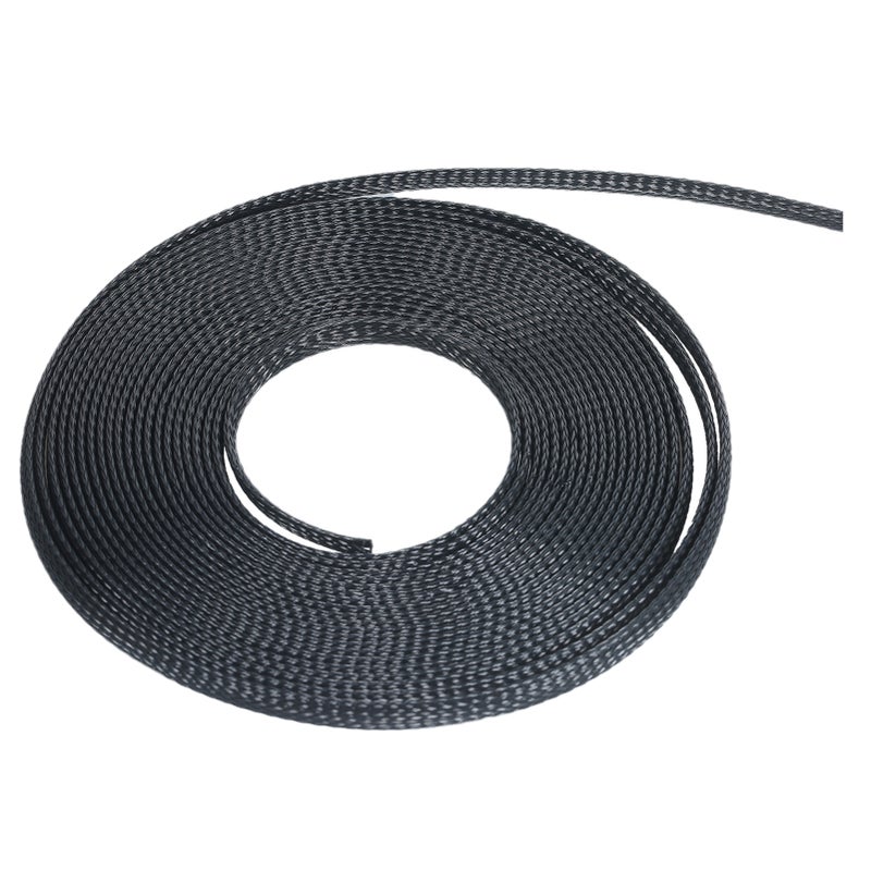 21ft 1/4 Inch (6mm) Expandable Braided Cable Sleeve Cord Protector Tubing Sheath for Automotive Television Computer & Other Home Devices - Image 1