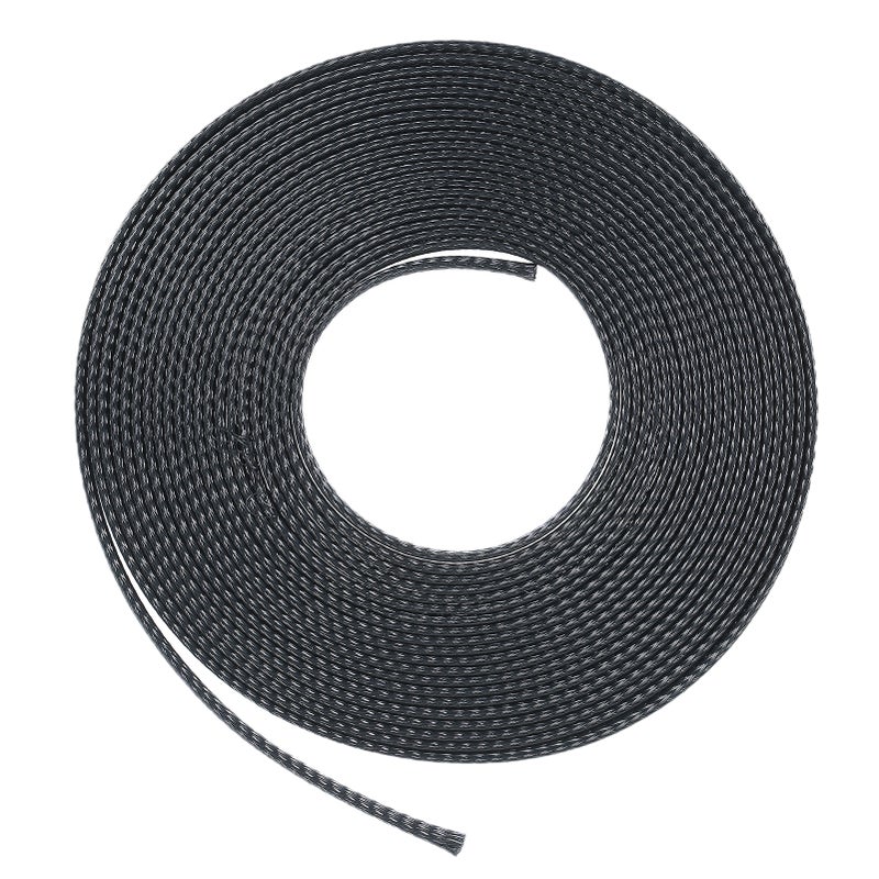 21ft 1/4 Inch (6mm) Expandable Braided Cable Sleeve Cord Protector Tubing Sheath for Automotive Television Computer & Other Home Devices - Image 2