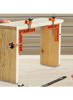 Sherni Sherni Woodworking Right Angle Positioning Tool Set 90 Degree Carpenter Square 4 6 with 8 Clamps for Frames Cabinets and Precise Corner Clamping  - Image 4