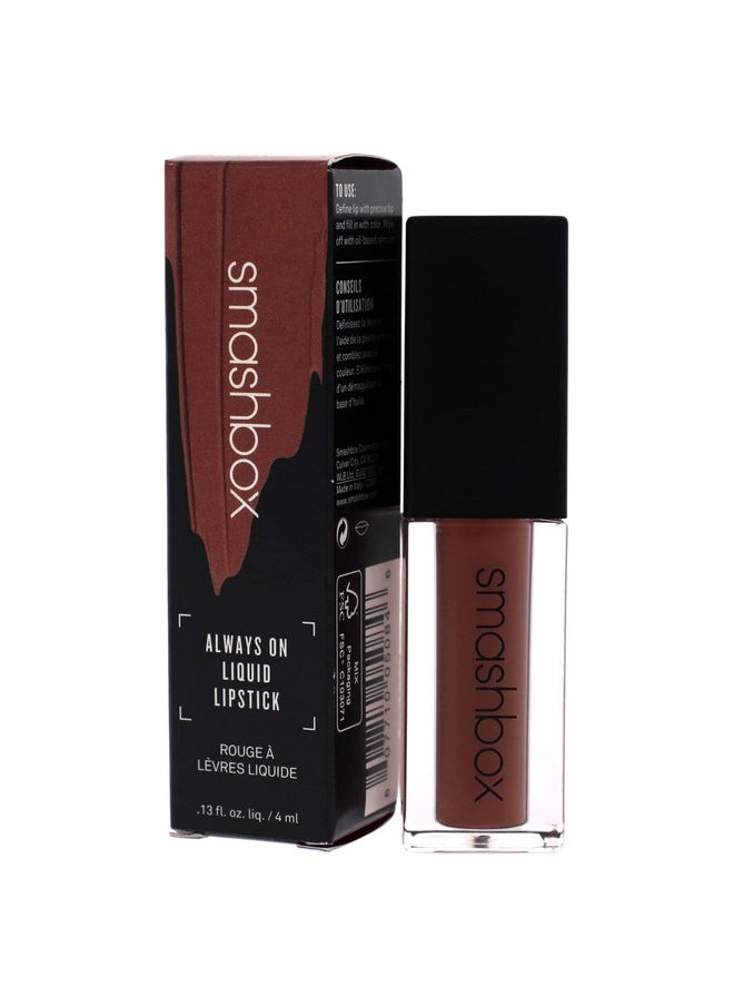 SmashBox - أحمر شفاه سائل Always On Stepping Out للنساء، 0.13 أونصة - Image 1
