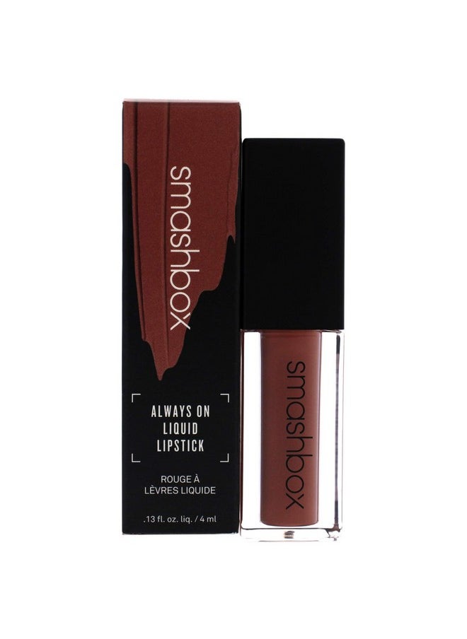 SmashBox - أحمر شفاه سائل Always On Stepping Out للنساء، 0.13 أونصة - Image 1