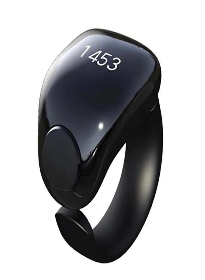 Smart Tasbih Ring Adjustable Finger Counter with APP Support & Waterproof Design - Image 1
