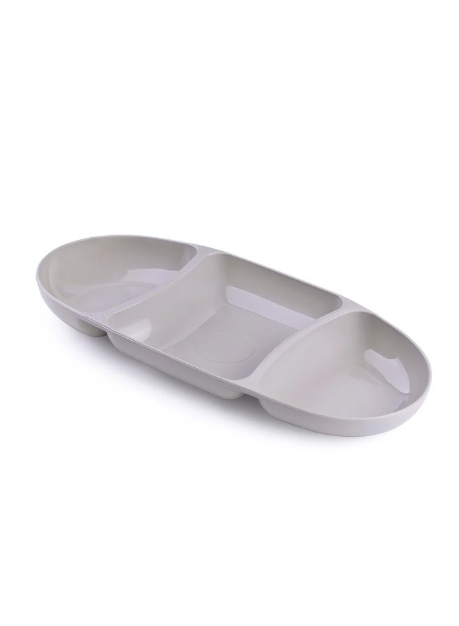 2-Piece Multi-Purpose Food Serving Tray Set – Durable Lightweight Serving Trays for Snacks,  , Breakfast Reusable Kitchen Trays for Home, Parties & Entertaining - Image 1