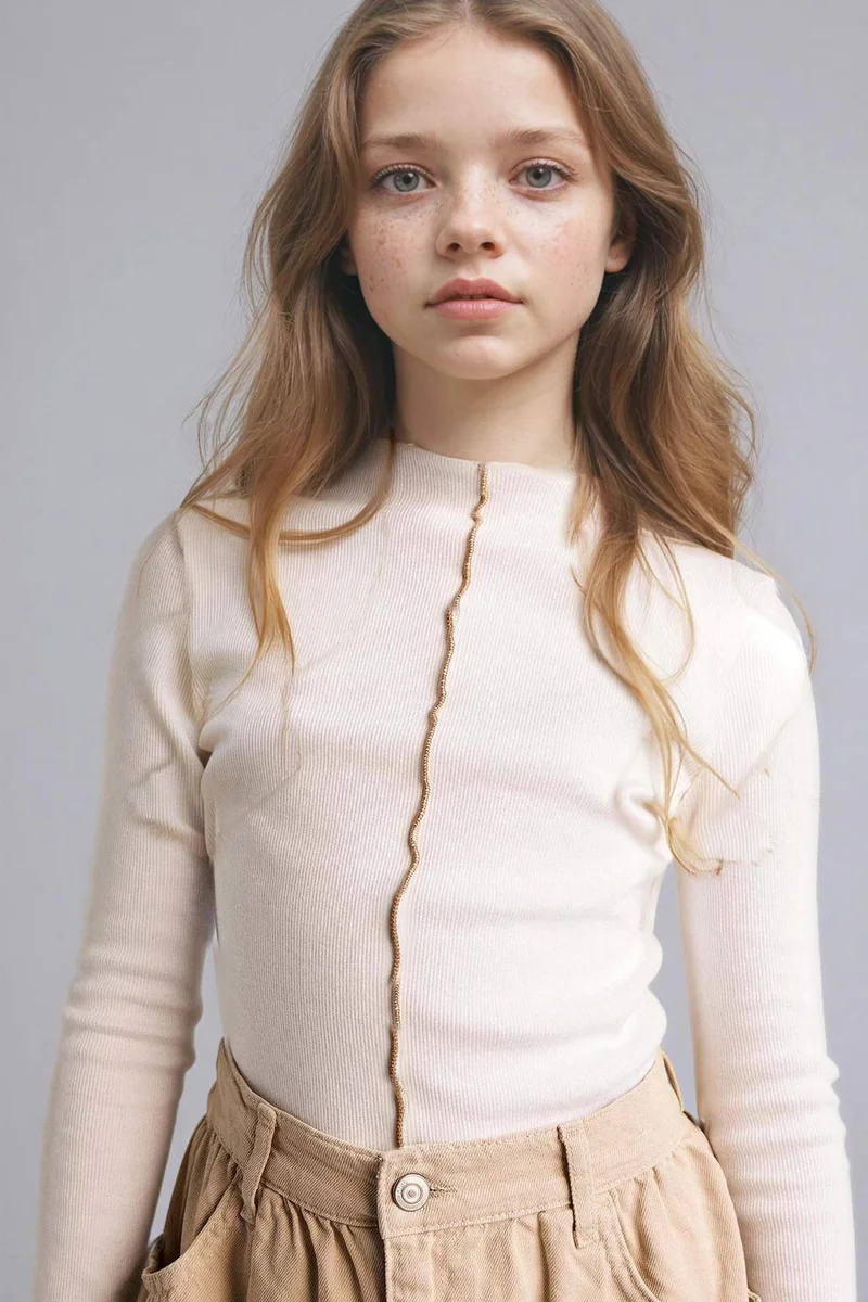 ديفاكتو Girl Regular Fit Long Sleeve T-Shirt