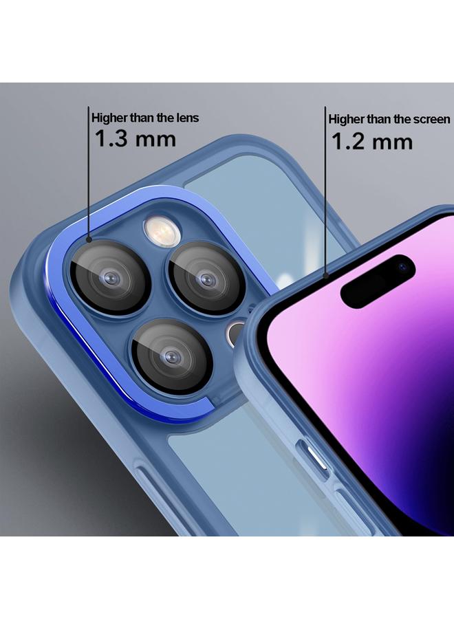 اس-توب جراب لهاتف iPhone 15 Pro Max مع حامل عدسة غير مرئي وغطاء هاتف MagSafe شفاف غير لامع - Image 4