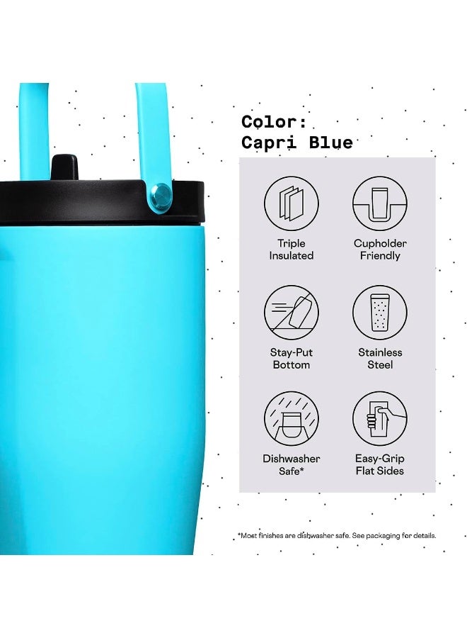 Corkcicle Go Cup XL Insulated Tumbler with Lid and Straw - Image 4