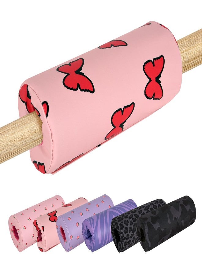 SoeKoa Gymnastics Bar Pad, Gymnastics Bar Mat with Decoration Surface, Protective Package for Gymnastics Bars, Parallel Bars, Uneven Bars, Horizontal Bars, Ballet Bars (Butterfly) - Image 1