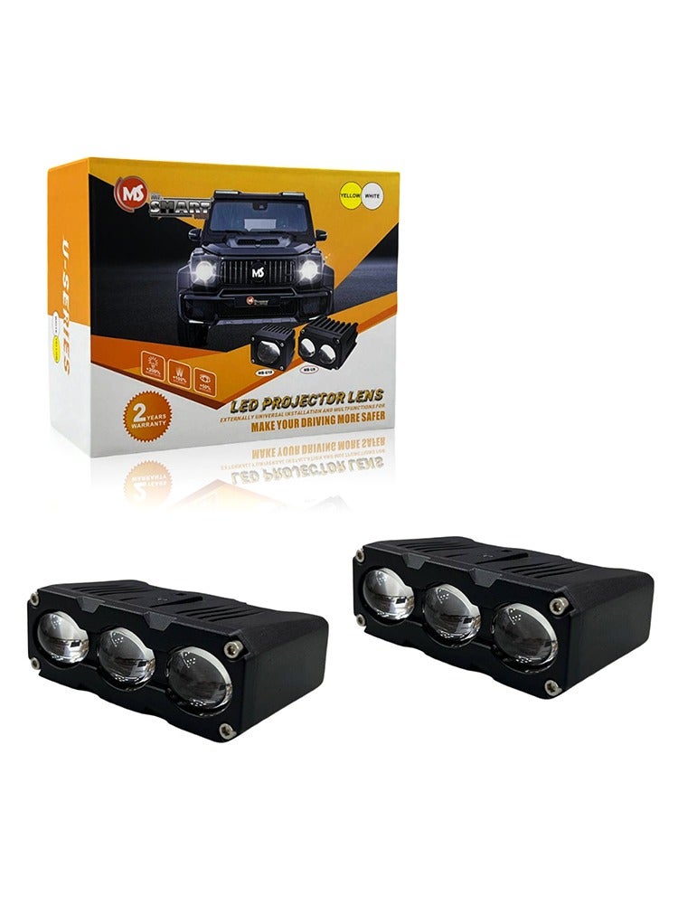 MR.SMART Mr Smart 60W LED Headlight, Dual Colour High/Low Beam, CREE Chip with Smart Driver Control - Image 1