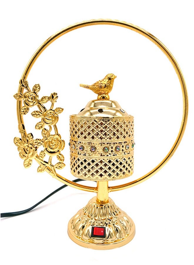 Electric Arabic Incense Burners plug Censer , Tower Shape Metal Vintage Incense Burner - Image 4