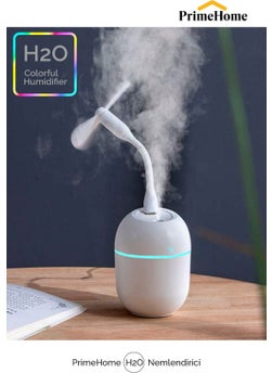 Primehome H2O Humidifier air Ultrasonic Ambient Room Humidifier Steam Machine 250ML+ USB Mini Fan Gift - pzsku/Z38E05AF31E31A2C995CBZ/45/_/1728062114/f963e5db-9cff-4f90-8e3f-f778f3aa150d